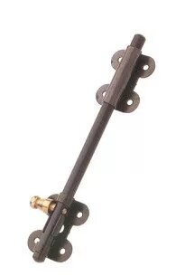 zsalutolózár, hengeres , fekete 20CM